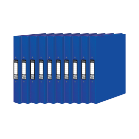 Pukka Brights Ringbinder 25mm A4 Navy 10 Pack 610497 F