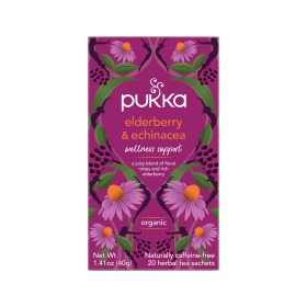 Pukka Elderberry Echinacea Organic Herbal Tea Bags 20 Pack 445022 F