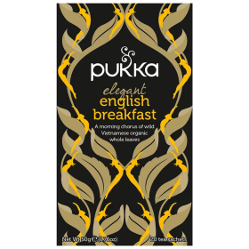 Pukka English Breakfast Organic Herbal Tea Bags 20 Pack 445021 F