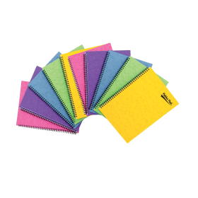 Pukka Notemakers Sidebound Ruled 120 Pages A4 Assorted 10 Pack 431479 F