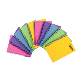 Pukka Notemakers Sidebound Ruled 120 Pages A5 Assorted 10 Pack 431474 F