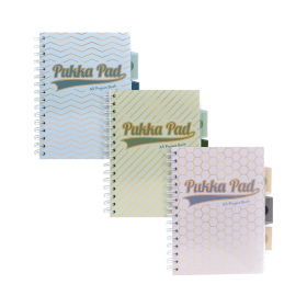 Pukka Pad Haze Project Book A5 Assorted 3 Pack 838190 F