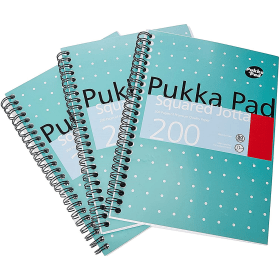 Pukka Pad Notepad Wirebound 200 Pages A5 3 Pack 411228 F