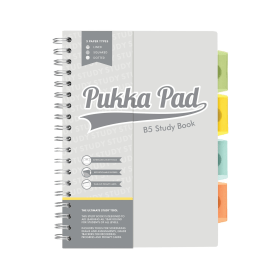 Pukka Pad Pad Study Book B5 Grey 877054 F
