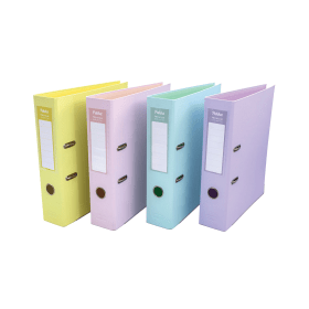 Pukka Pad Premium Lever Arch File Assorted Pastel 4 Pack 893487 F