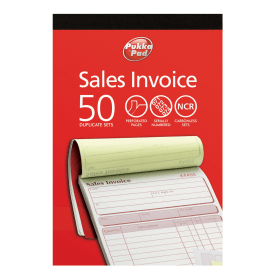 Pukka Pad Sales Invoice Duplicate Book 137mm x 203mm 5 Pack 794918 F
