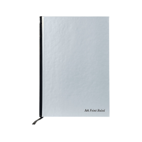 Pukka Pad Silver Ruled Casebound Notebook 192 Pages A4 Silver 5 Pack 140812 F