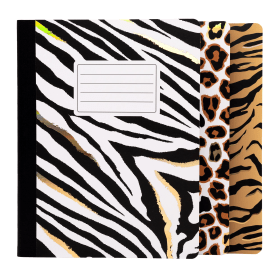 Pukka Pad Wild Composition Books 140 Pages 190mm x 247mm Assorted 3 Pack 891274 F