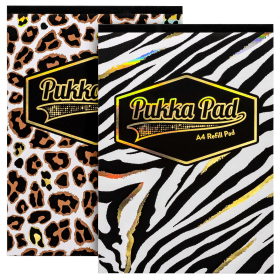 Pukka Pad Wild Ruled Margin Refill Pad 160 Pages A4 2Pack 773599 F