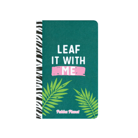 Pukka Planet Leaf it With Me Notebook Ruled 192 Pages Green 816187 F