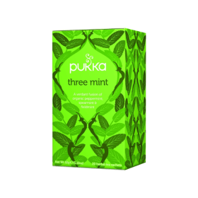 Pukka Three Mint Organic Tea Bags 20 Pack 445010 F