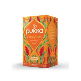 Pukka Three Organic Ginger Tea Bags 20 Pack 562063 F