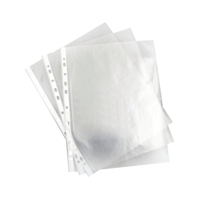 Punched Pocket A4 Clear 100 Pack 130298 F