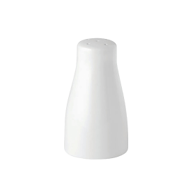 Pure White Pepper Pot 3.3in 8.5cm 6 Pack 893950 F