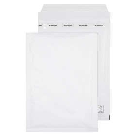 Purely Everyday Peel and Seal Padded Bubble Pocket Envelopes C5 White 100 Pack