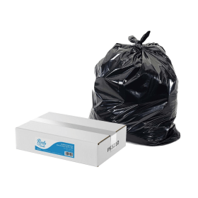 Purely Smile Heavy Duty Compactor Sack Black 100 Pack 562909 F