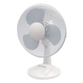Q Connect 12 Inch 305mm Desk Fan White KF00405 KF00405 F