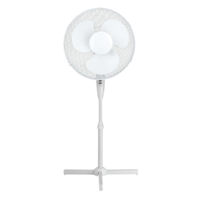 Q Connect 16 Inch 406mm Pedestal Fan White KF00404 KF00404 F