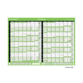 Q Connect 16 Month Planner A2 Unmounted 2026 27 896739 F