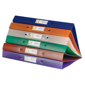 Q Connect 2 Ring Binder Frosted 25mm A4 Assorted 12 Pack 128482 F