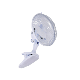 Q Connect 6 Inch 152mm Clip On Portable Fan White 112988 F