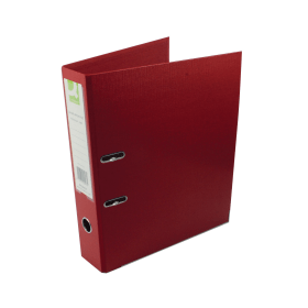 Q Connect 70mm Lever Arch File Polypropylene Foolscap Red 10 Pack 104518 F