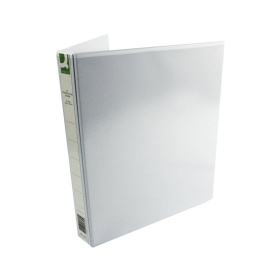 Q Connect A4 25mm Presentation 4D Ring Binder White 6 Pack KF01325Q 123250 F