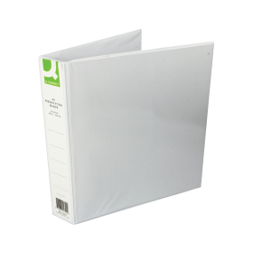 Q Connect A4 40mm 4D Presentation Ring Binder White 6 Pack KF01329Q 111665 F