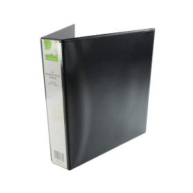 Q Connect A4 40mm Presentation 4D Ring Binder Black KF01332 147416 F