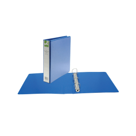 Q Connect A4 40mm Presentation 4D Ring Binder Blue KF01331 110891 F