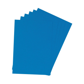 Q Connect A4 Leathergrain Comb Binder Cover 250gsm Blue 100 Pack 101227 F