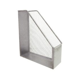 Q Connect A4 Mesh Magazine File Silver 370778 F