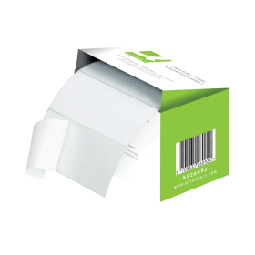 Q Connect Address Label Roll Repositionable Self Adhesive 89mm x 36mm White 200 Pack 108887 F