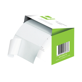 Q Connect Address Label Roll Self Adhesive 76mm x 50mm White 1500 Pack 461797 F