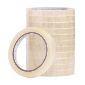 Q Connect Adhesive Tape 12mm x 66m 12 Pack 112460 F
