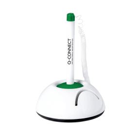 Q Connect Antibacterial Reception Pen w Paper Holder Plus x 3 Ink 0.5mm Line Blue 657318 F