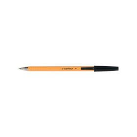 Q Connect Ballpoint Pen 0.4mm Line Black 20 Pack 131148 F