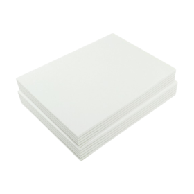 Q Connect Board Back Memo Pad 160 Pages A4 White 10 Pack 150122 F
