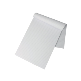 Q Connect Board Back Memo Pad 160 Pages Ruled A4 White 10 Pack 113747 F