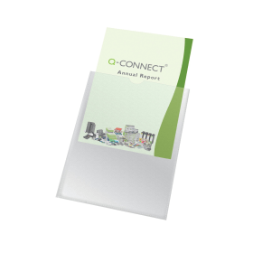Q Connect Card Holder Polypropylene A4 100 Pack 170661 F