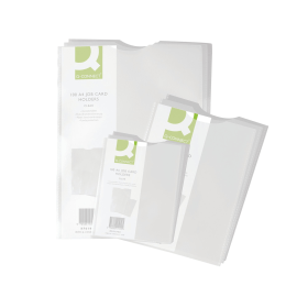 Q Connect Card Holder Polypropylene A5 100 Pack 145775 F