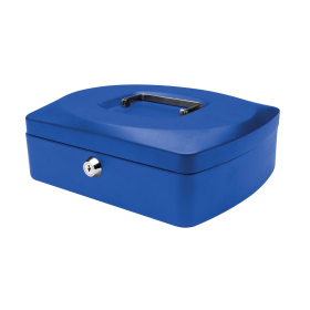 Q Connect Cash Box 10 Inch Blue 169909 F