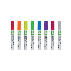 Q Connect Chalk Markers Medium Tip Assorted 8 Pack 830766 F