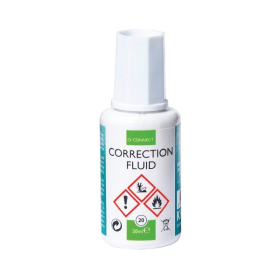 Q Connect Correction Fluid 20ml 10 Pack 121629 F