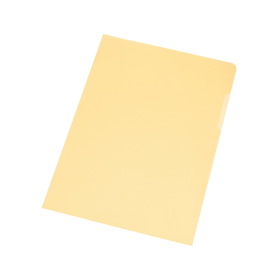 Q Connect Cut Flush Folder A4 Yellow 100 Pack 107482 F