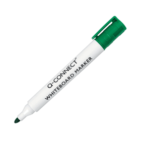Q Connect Drywipe Marker Pens Bullet Tip 2 3mm Line Green 10 Pack 192568 F