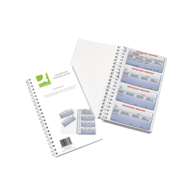Q Connect Duplicate Telephone Message Book White 117776 F