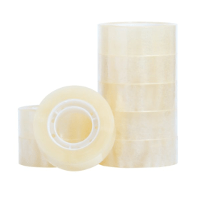 Q Connect Easy Tear Tape 24mm x 33m Clear 6 Pack 100774 F
