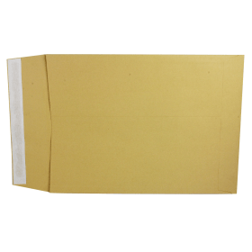Q Connect Envelope 25mm Gusset Peel and Seal 120gsm 381mm x 254mm Manilla 100 Pack 102004 F