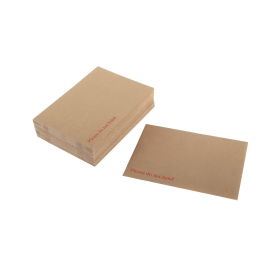 Q Connect Envelope 318mm x 267mm Board Back Peel and Seal 115gsm Brown 125 Pack 160554 F